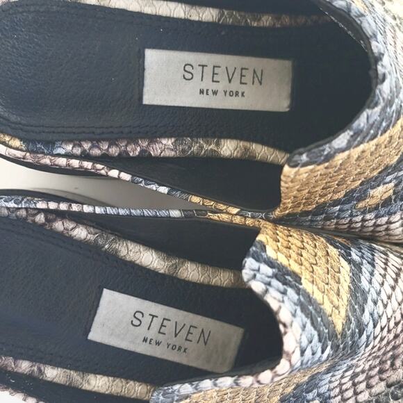 Steven By Steve Madden Multicolor Snakeskin Mules - Picture 11 of 14